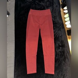 Inaka Power Red Leggings High-Waist Stretch